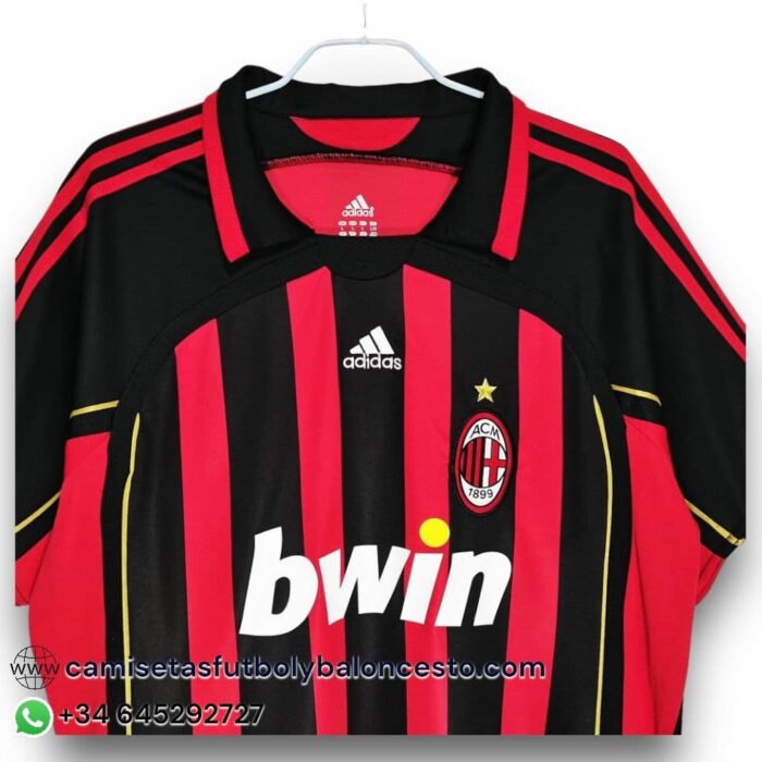 Camiseta AC Milan 2006-2007 Local - Imagen 3