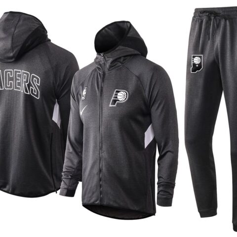Chándal NBA Indiana Pacers 21/22 Black - Cremallera Completo