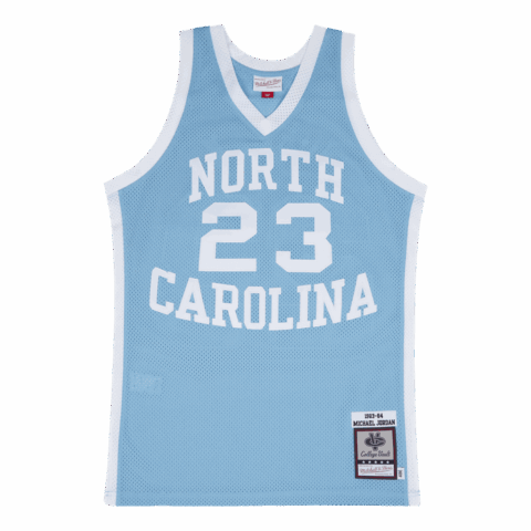 Camiseta North Carolina Michael Jordan - Mitchell & Ness - Blue