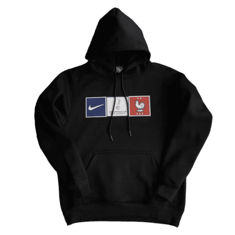Sudadera Francia 22/23 Negra Qatar - Sudadera Adulto