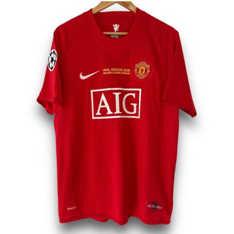 Camiseta Manchester United 2007-2008 Local Final Champions League