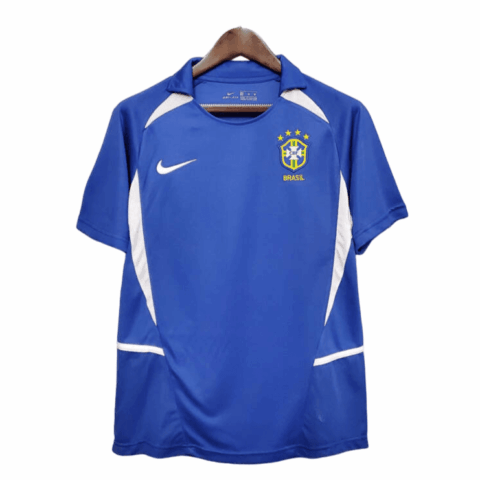 Camiseta Brasil 2002 Visitante