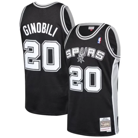 Camiseta San Antonio Spurs Manu Ginobili - Mitchell & Ness
