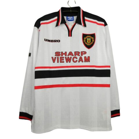 Camiseta Manchester United 1997-1999 Visitante Manga Larga