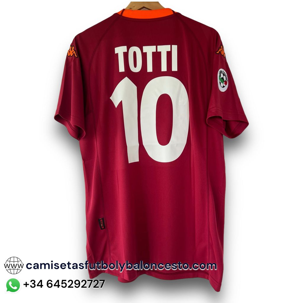Maillot Vintage AS Roma 2000/2001 - DE ROSSI #26 - Taille L - Puma - Occasion Très Bon État