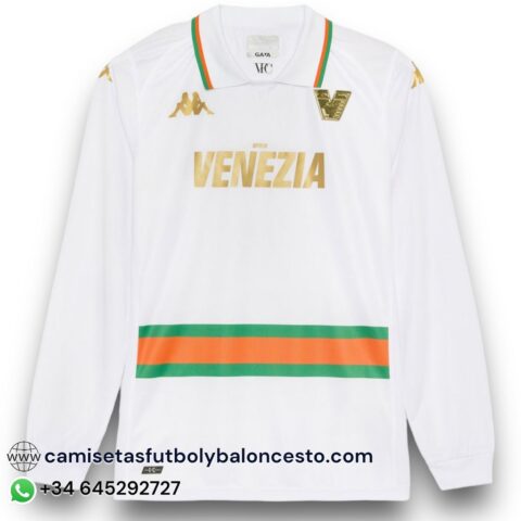 Camiseta Venezia 2023-2024 Visitante Manga Larga