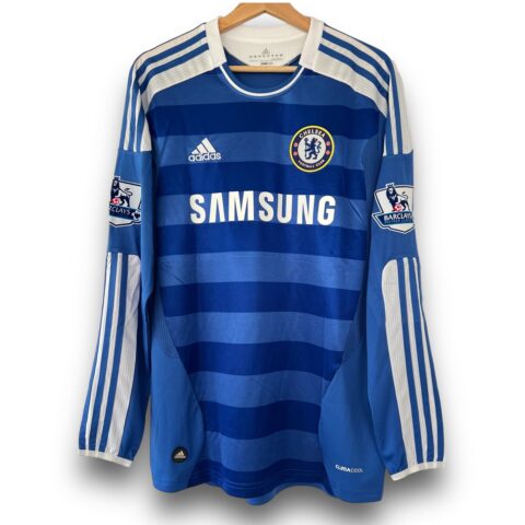 Camiseta Chelsea 2011-2012 Local - Manga Larga