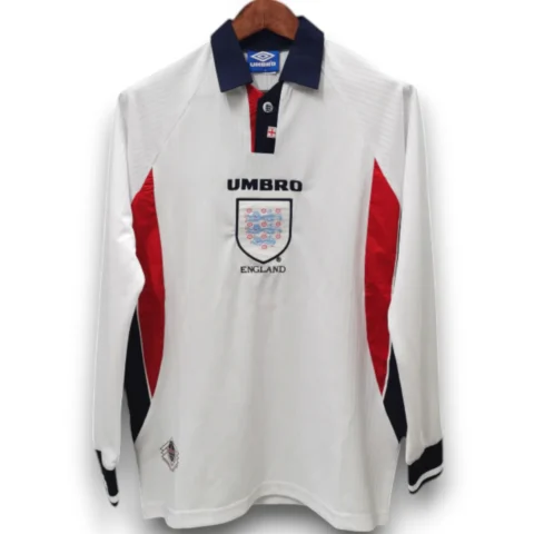 Camiseta Inglaterra 1998 Local Manga Larga