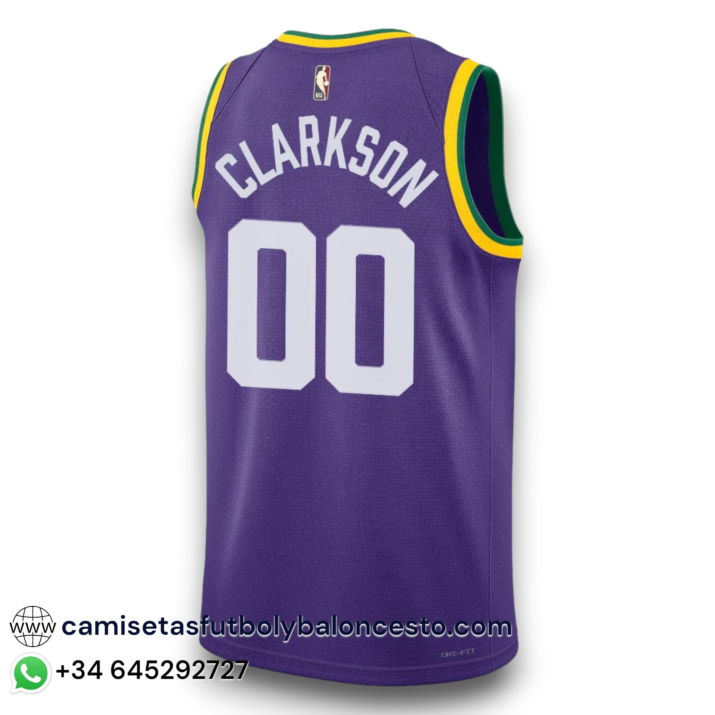 Camiseta Utah Jazz Classic 2023-2024 - Imagen 2