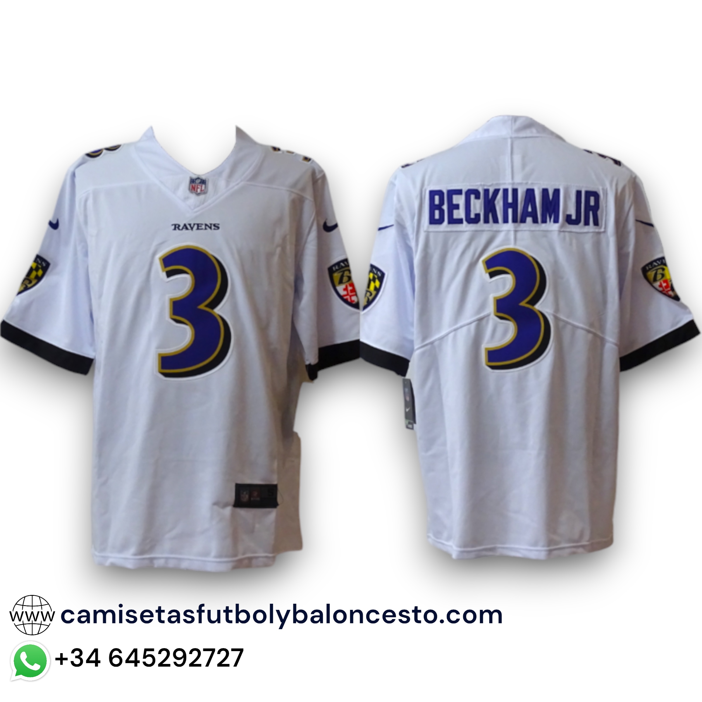 Camiseta NFL Baltimore Ravens - Visitante - Imagen 2