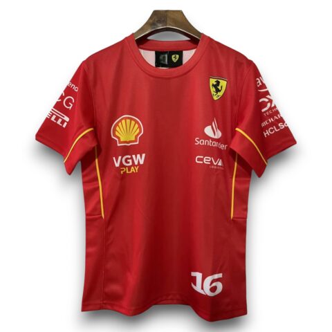 Camiseta Ferrari F1 Charles Leclerc #16 - 2024
