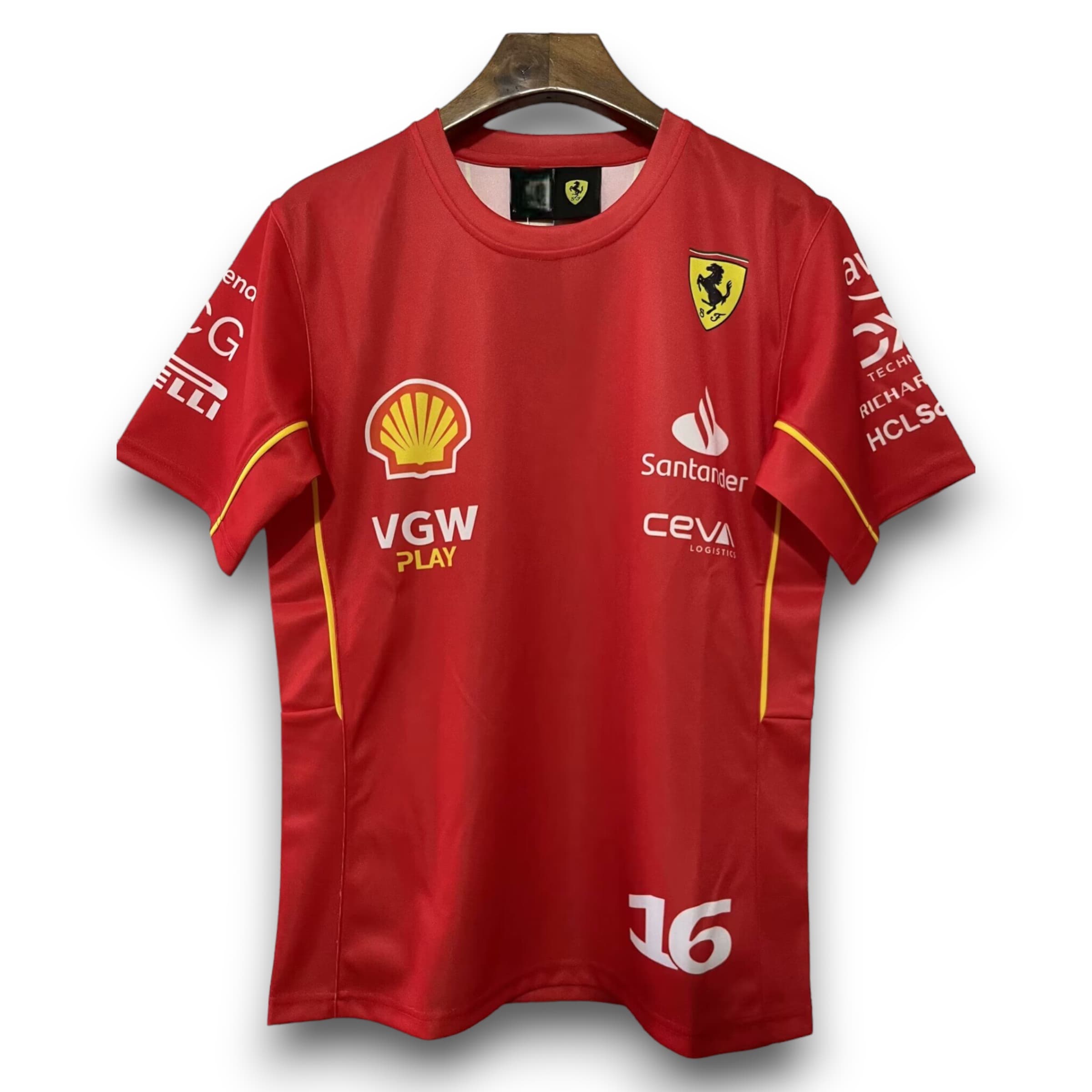 Camiseta Ferrari F1 Charles Leclerc #16 - 2024