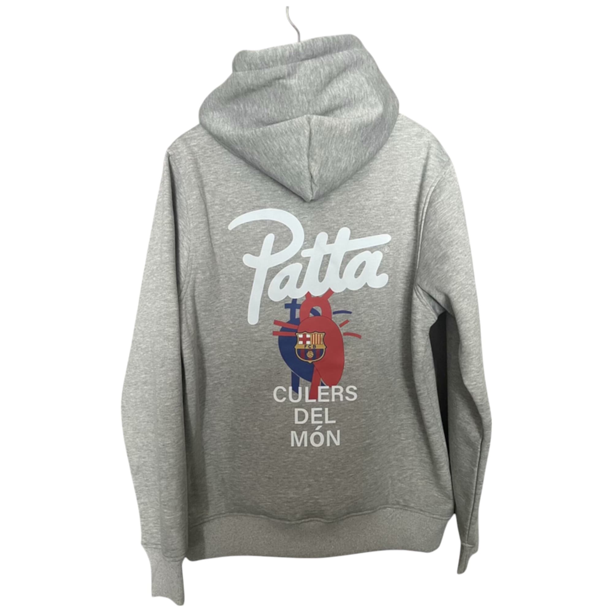 Sudadera Barcelona Gris - Sudadera Adulto - Imagen 2