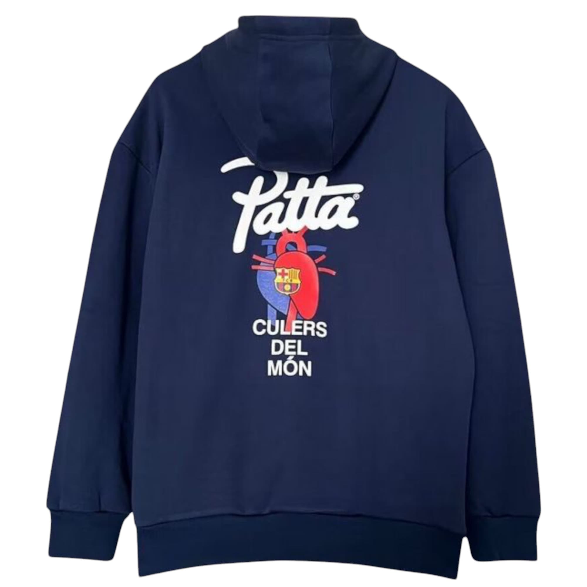 Sudadera Barcelona Azul - Sudadera Adulto - Imagen 2