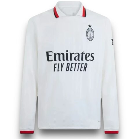 Camiseta AC Milan 2024-2025 Visitante Manga Larga