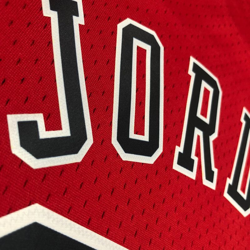 Camiseta Chicago Bulls Jordan 23 Mitchell & Ness - Retro Roja - Imagen 6