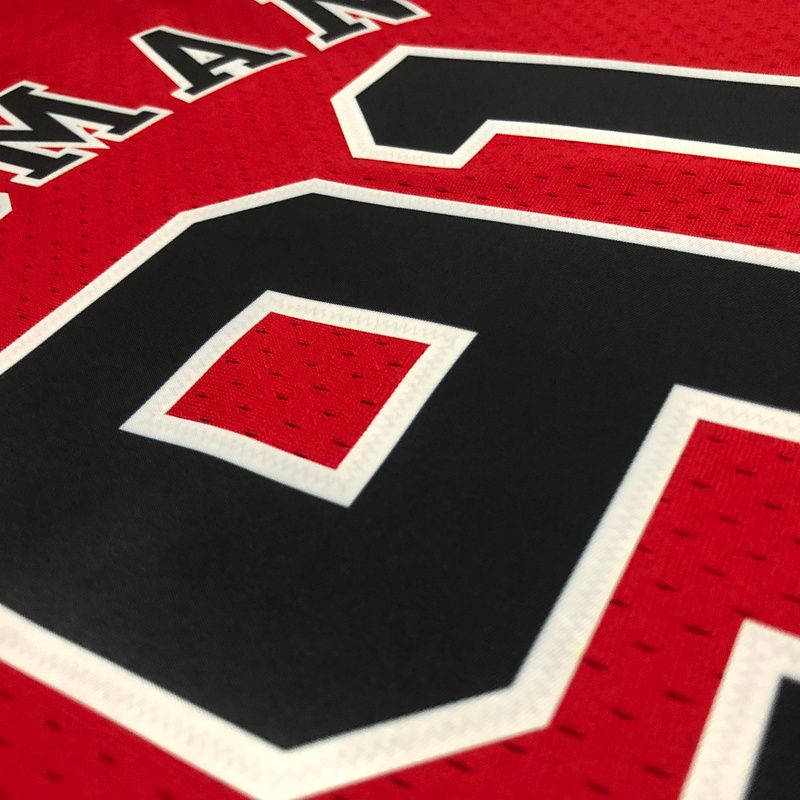 Camiseta Dennis Rodman Chicago Bulls Mitchell & Ness Roja - Imagen 5