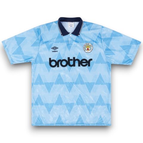 Camiseta Manchester City 1989-1990 Local