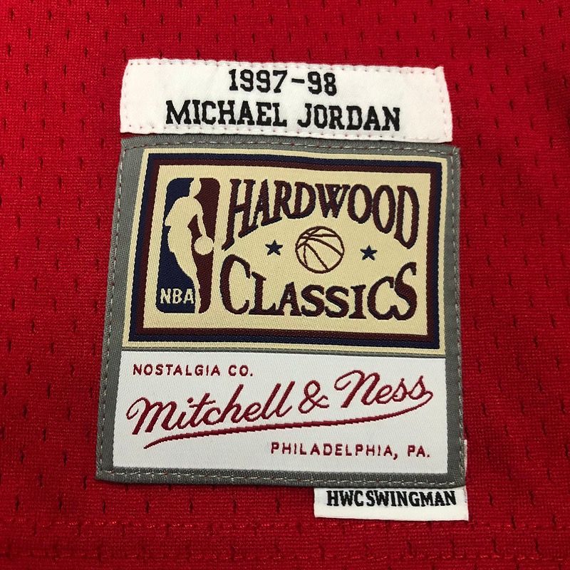 Camiseta Chicago Bulls Jordan 23 Mitchell & Ness - Retro Roja - Imagen 4