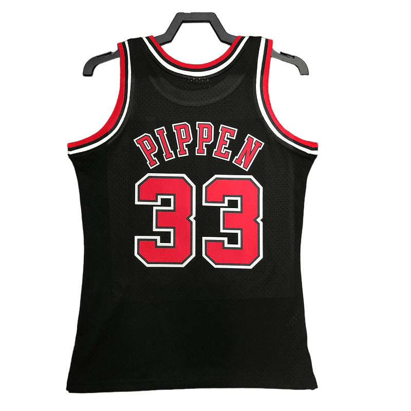 Camiseta Scottie Pippen Chicago Bulls Mitchell & Ness Negra - Imagen 3