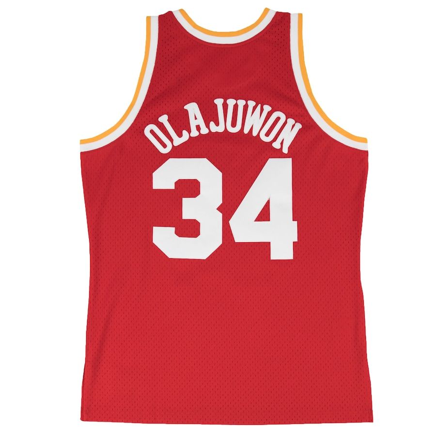Camiseta Hakeem Olajuwon Houston Rockets 1993 Mitchell & Ness - Imagen 2