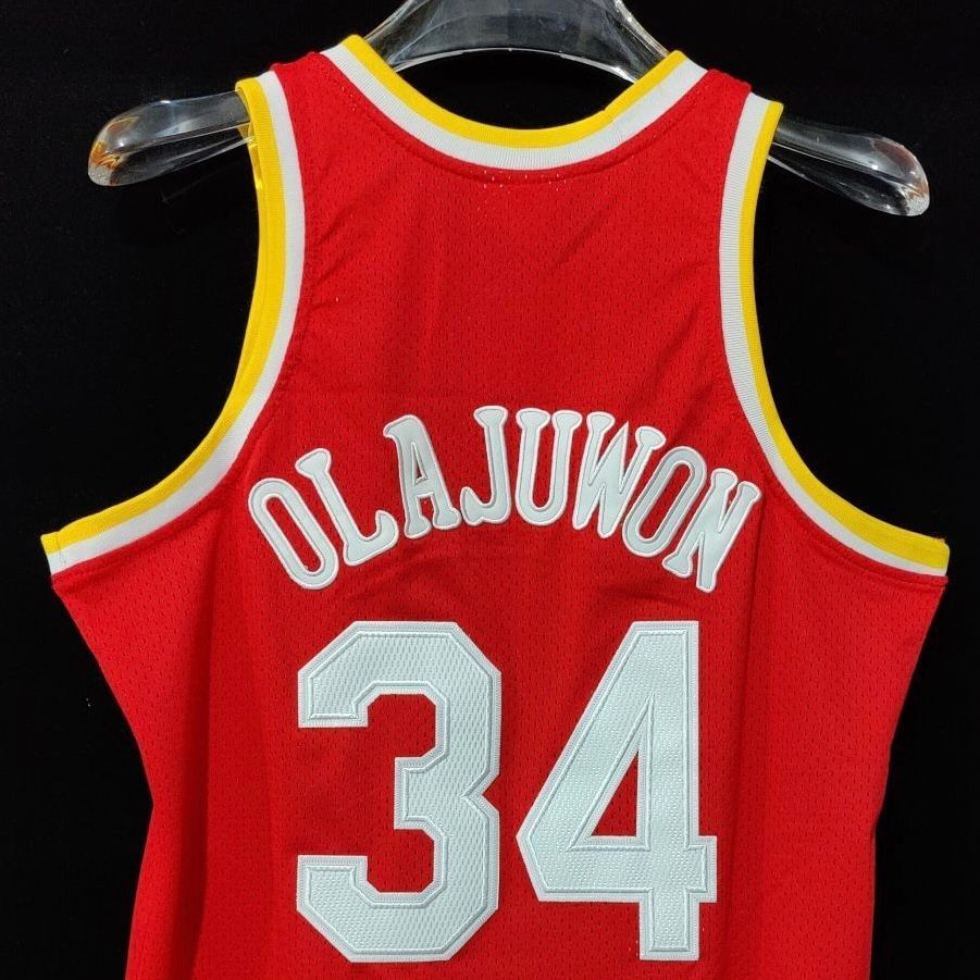 Camiseta Hakeem Olajuwon Houston Rockets 1993 Mitchell & Ness - Imagen 4