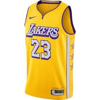 Camiseta Lakers City Edition 2020/21 - Swingman NBA - Personalizable