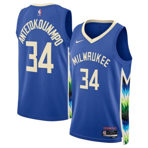 Camiseta Milwaukee Bucks City Edition 22/23 - Antetokounmpo NBA