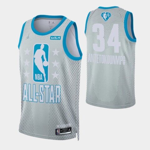 Camiseta NBA All Stars 2022 Gris | Versión Jugador