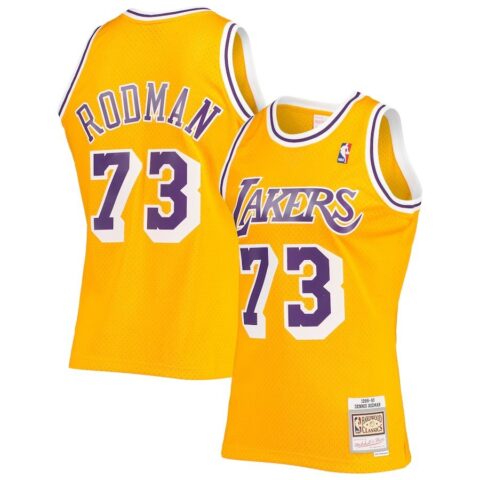 Camiseta Dennis Rodman Lakers Mitchell & Ness - NBA Retro
