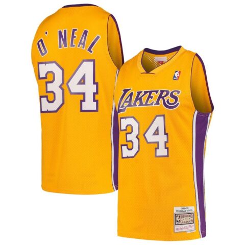 Camiseta Lakers O'Neal Mitchell & Ness - Edición Swingman