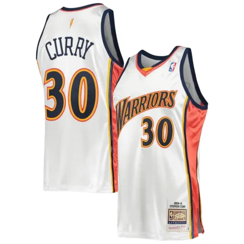 Camiseta Stephen Curry Warriors Mitchell & Ness NBA Retro