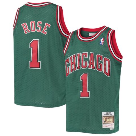 Camiseta Chicago Bulls Derrick Rose Mitchell & Ness