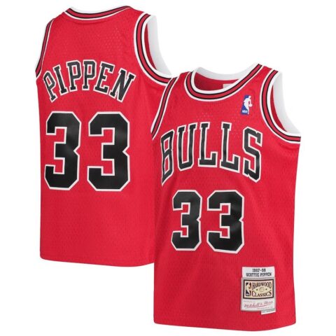 Camiseta Chicago Bulls Scottie Pippen Mitchell & Ness Retro