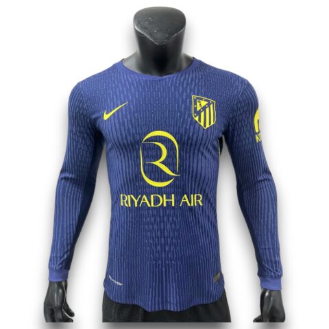 Camiseta Atletico de Madrid 2025-2026 Visitante Manga Larga - Version Pro Player