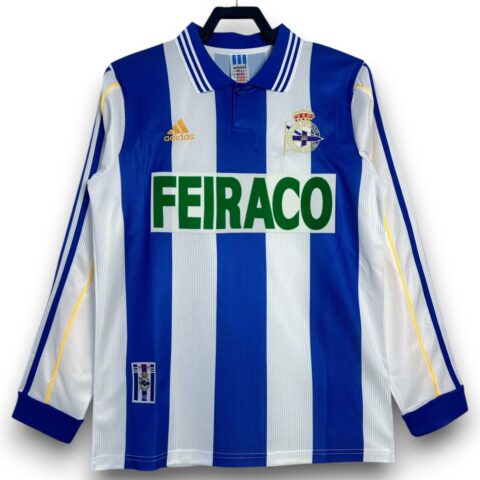 Camiseta Deportivo La Coruña 1994-1995 Local Manga larga