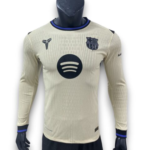Camiseta Barcelona 2025-2026 Visitante - Version Pro Player Manga Larga