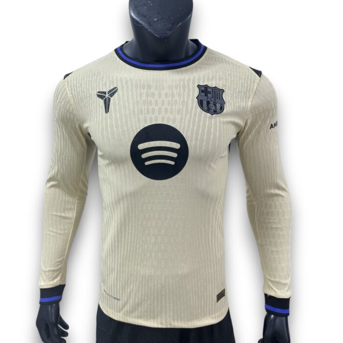 Camiseta Barcelona 2025-2026 Visitante - Version Pro Player Manga Larga