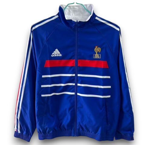 Chaqueta Reversible Francia 1998 Azul - Cortavientos