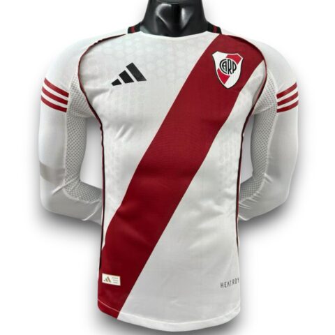 Camiseta River Plate 2026 Local Manga Larga - Version Pro Player