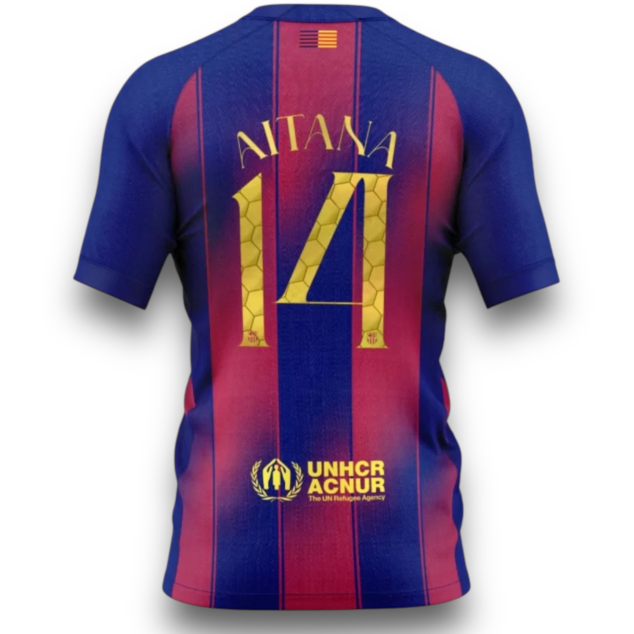 Camiseta Barcelona Aitana 2025-2026 Edición Balón de Oro