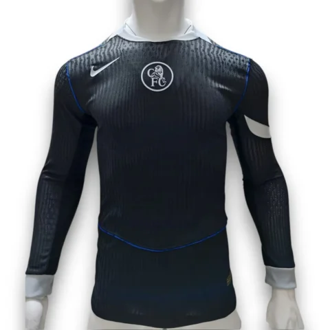 Camiseta Chelsea 2025-2026 Alternativa Manga Larga - Pro Player