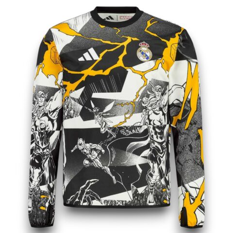 Camiseta Real Madrid x Marvel 2025-2026 Manga Larga