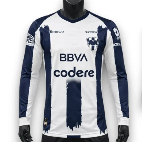 Camiseta Monterrey 2025-2026 Local Manga Larga - Versión Pro Player