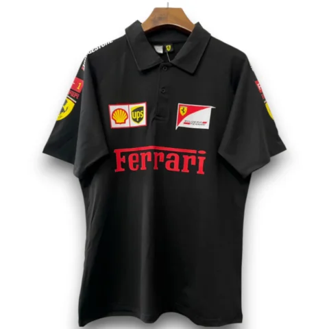 Polo Ferrari F1 2025-2026 Scuderia Black | Colección Paddock