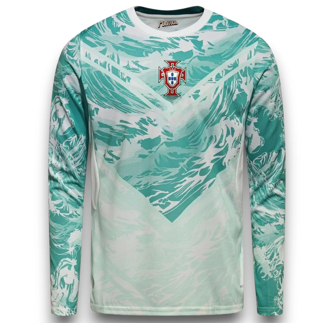Camiseta Portugal 2026-2027 Visitante Manga Larga
