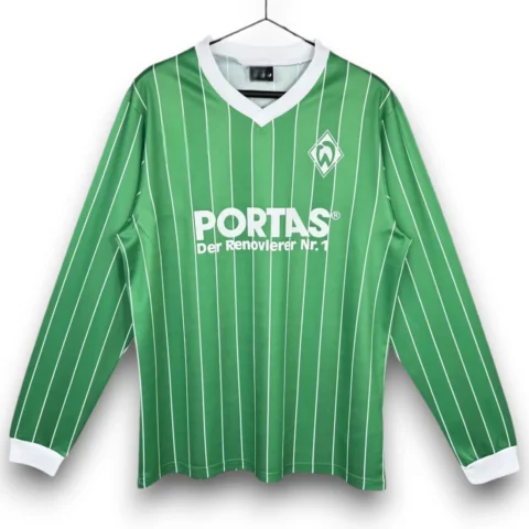 Camiseta Werder Bremen 1987-1988 Visitante Manga Larga