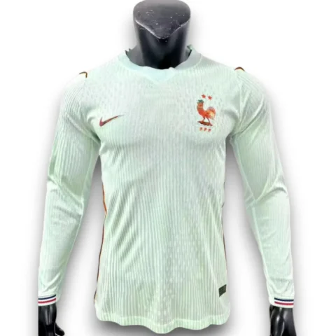Camiseta Francia 2026 Visitante Manga Larga - Version Pro Player