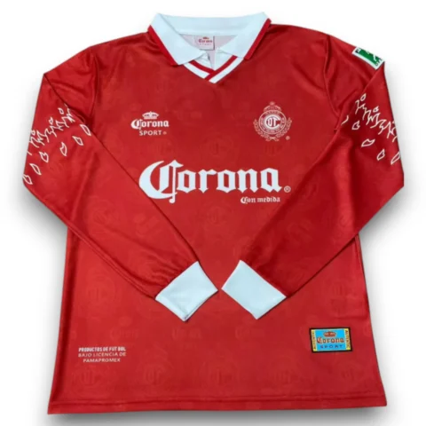Camiseta Deportivo Toluca 1996-1997 Local Manga Larga