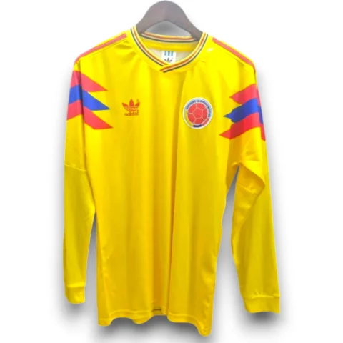 Camiseta Colombia 1990 Local Manga Larga (copia)